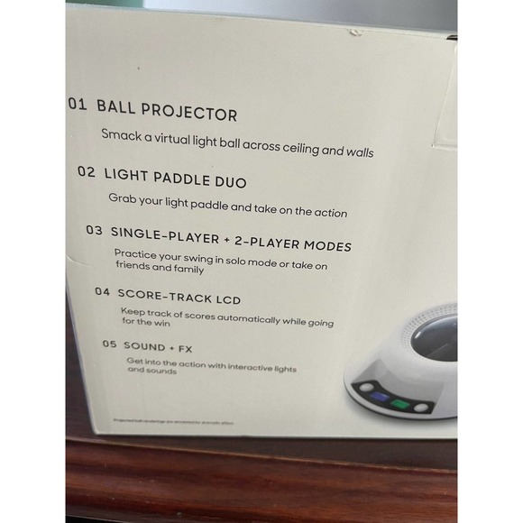 Sharper image virtual led spacepong - Picture 3 of 3